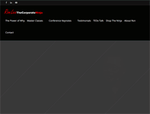 Tablet Screenshot of corporate-ninja.com